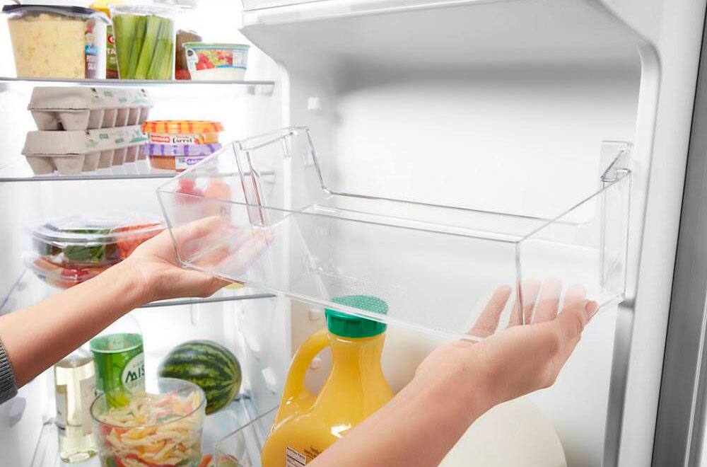 Alt View 3. Whirlpool - 25.1 Cu. Ft. Side-by-Side Refrigerator - Stainless Steel.