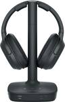 Front. Sony - WH-L600 RF Digital Surround Wireless Headphones - Black.