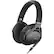 Left. Sony - 1AM2 Wired Over-the-Ear Hi-Res Headphones - Black.