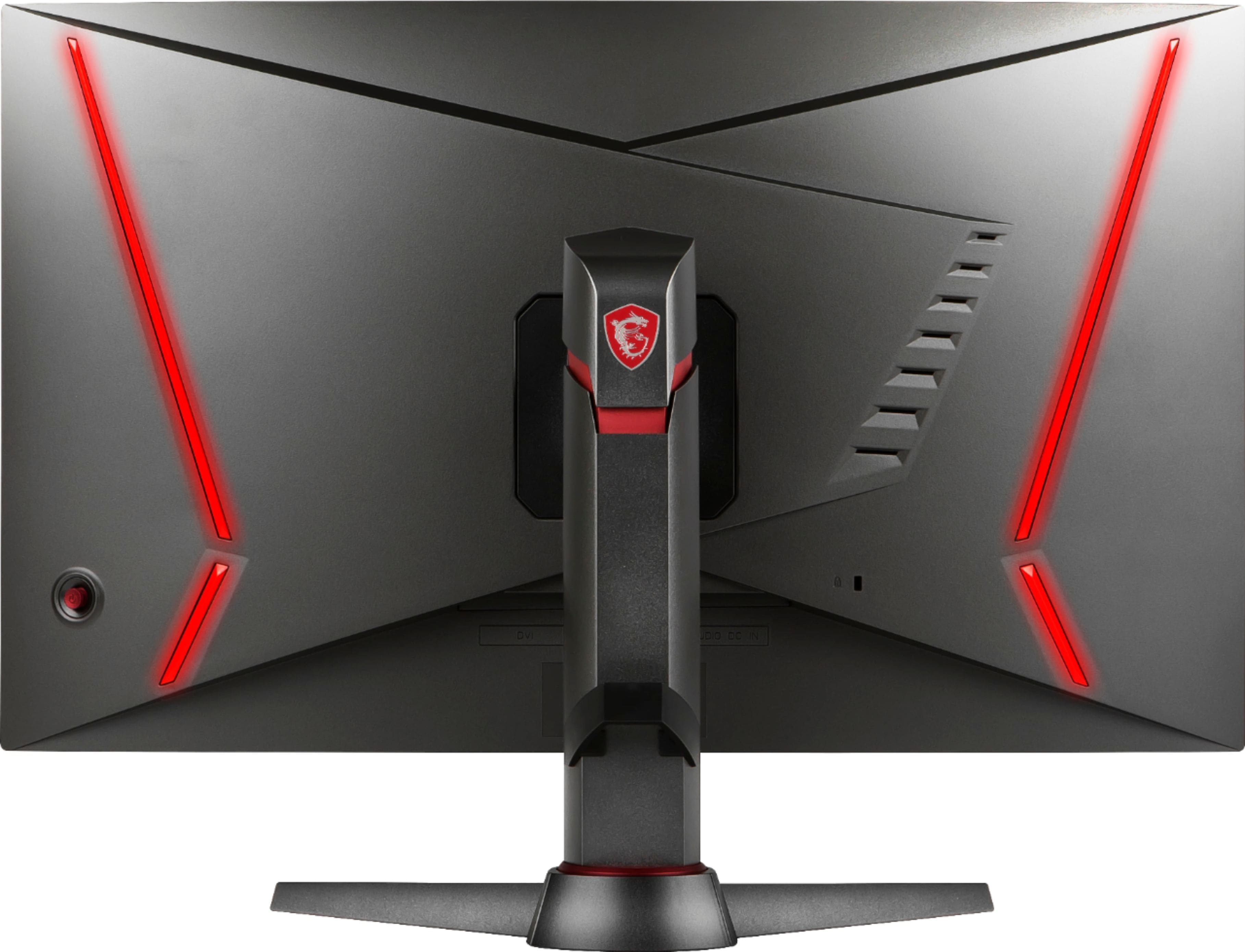 Back. MSI - Optix 27" LED Curved QHD FreeSync Monitor (DisplayPort, HDMI, DVI) - Black.