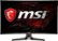 Front. MSI - Optix 27" LED Curved QHD FreeSync Monitor (DisplayPort, HDMI, DVI) - Black.