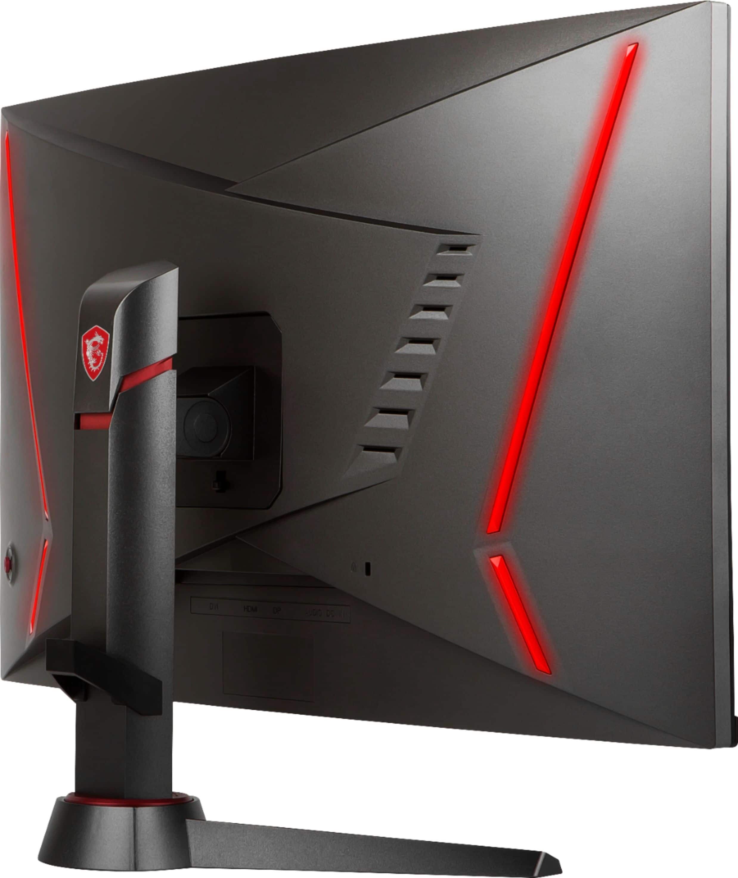 Alt View 15. MSI - Optix 27" LED Curved QHD FreeSync Monitor (DisplayPort, HDMI, DVI) - Black.