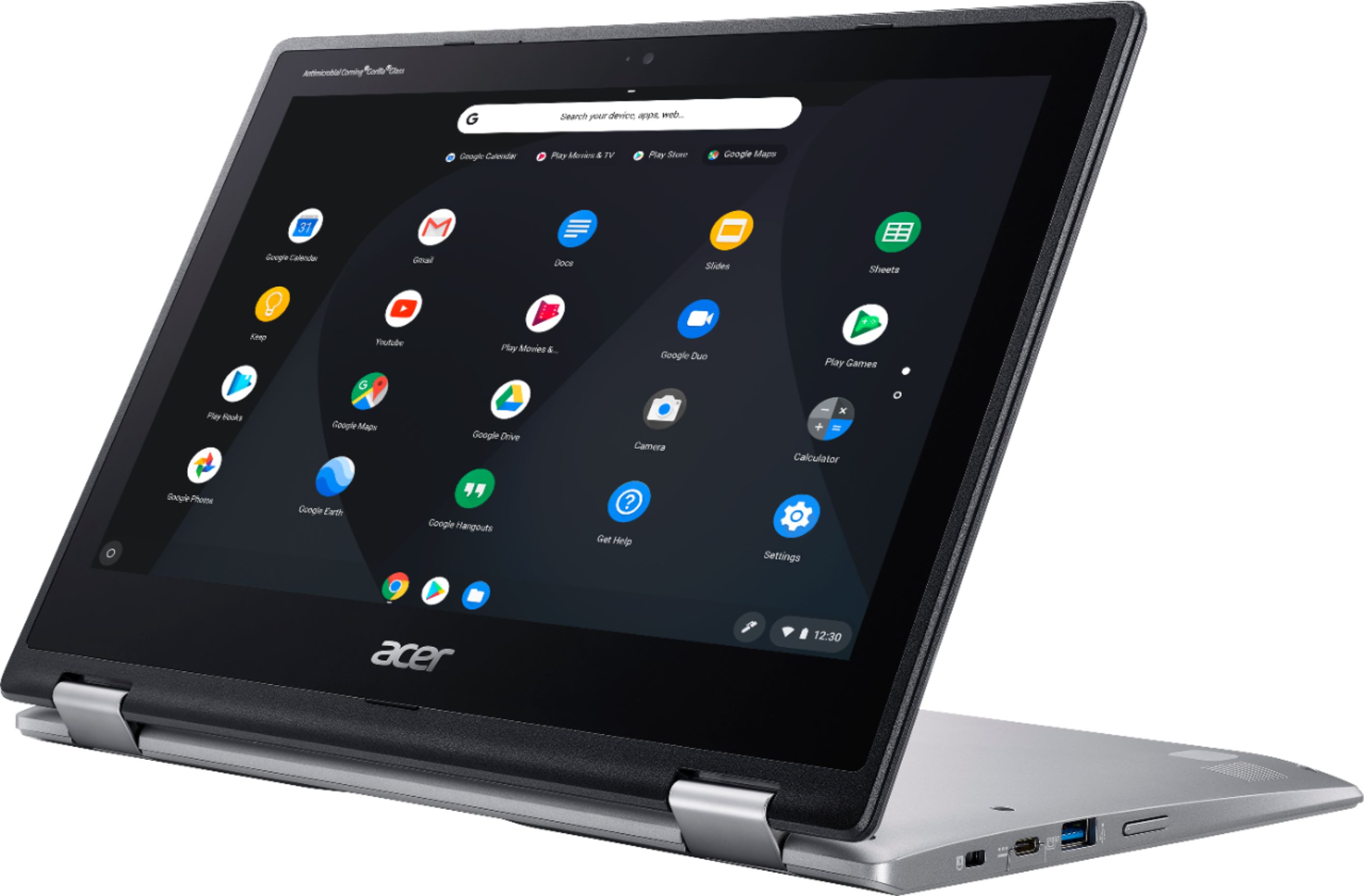 Acer Spin 11 2 In 1 11 6 Touch Screen Chromebook Intel Celeron