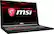 Angle. MSI - 15.6" Gaming Laptop - Intel Core i7 - 16GB Memory - NVIDIA GeForce GTX 1060 - 1TB Hard Drive + 256GB Solid State Drive - Aluminum Black.