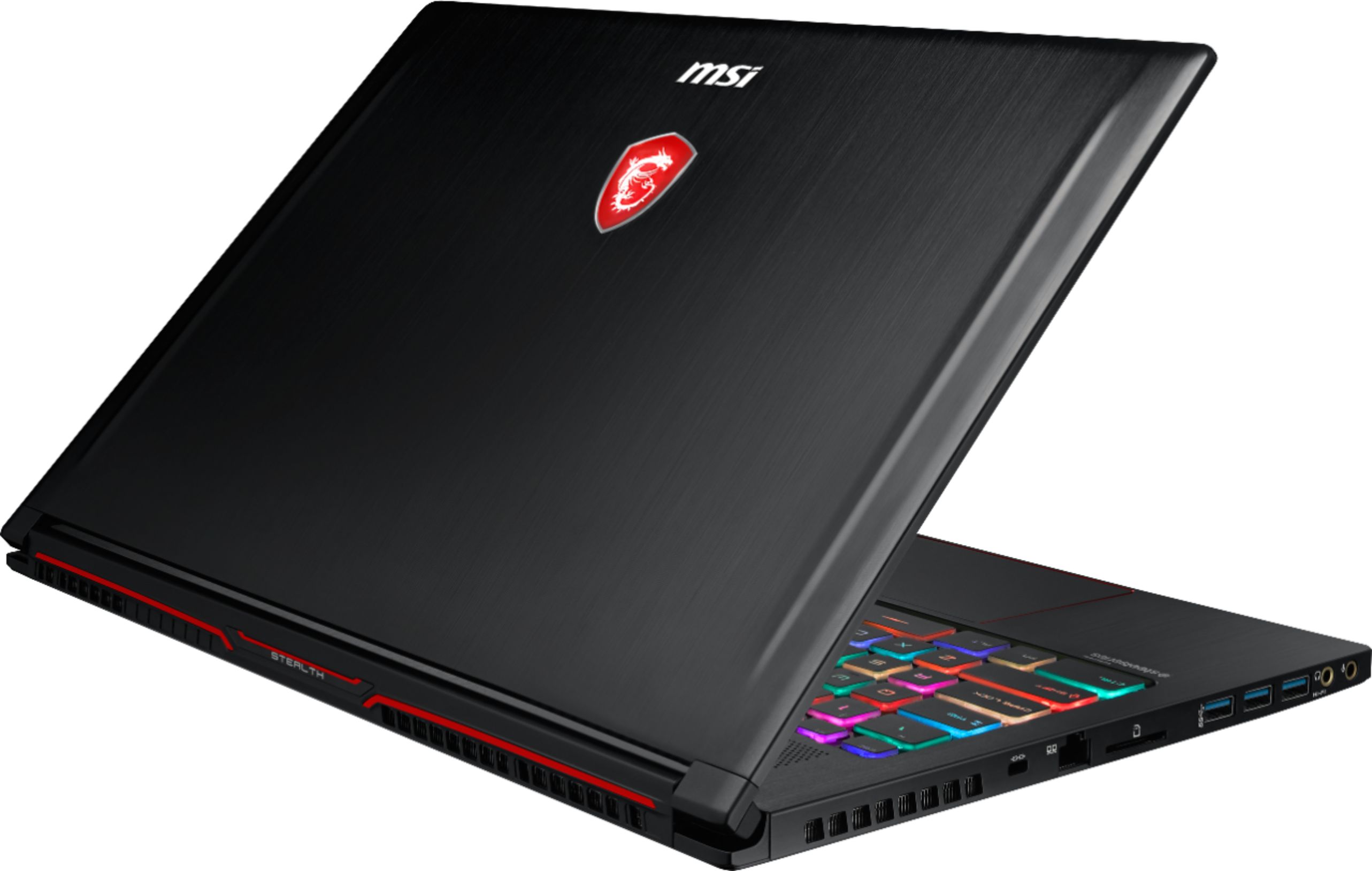 kobber ydre Hård ring Best Buy: MSI 15.6" Gaming Laptop Intel Core i7 16GB Memory NVIDIA GeForce GTX  1060 1TB Hard Drive + 256GB Solid State Drive Aluminum Black GS63  STEALTH-010