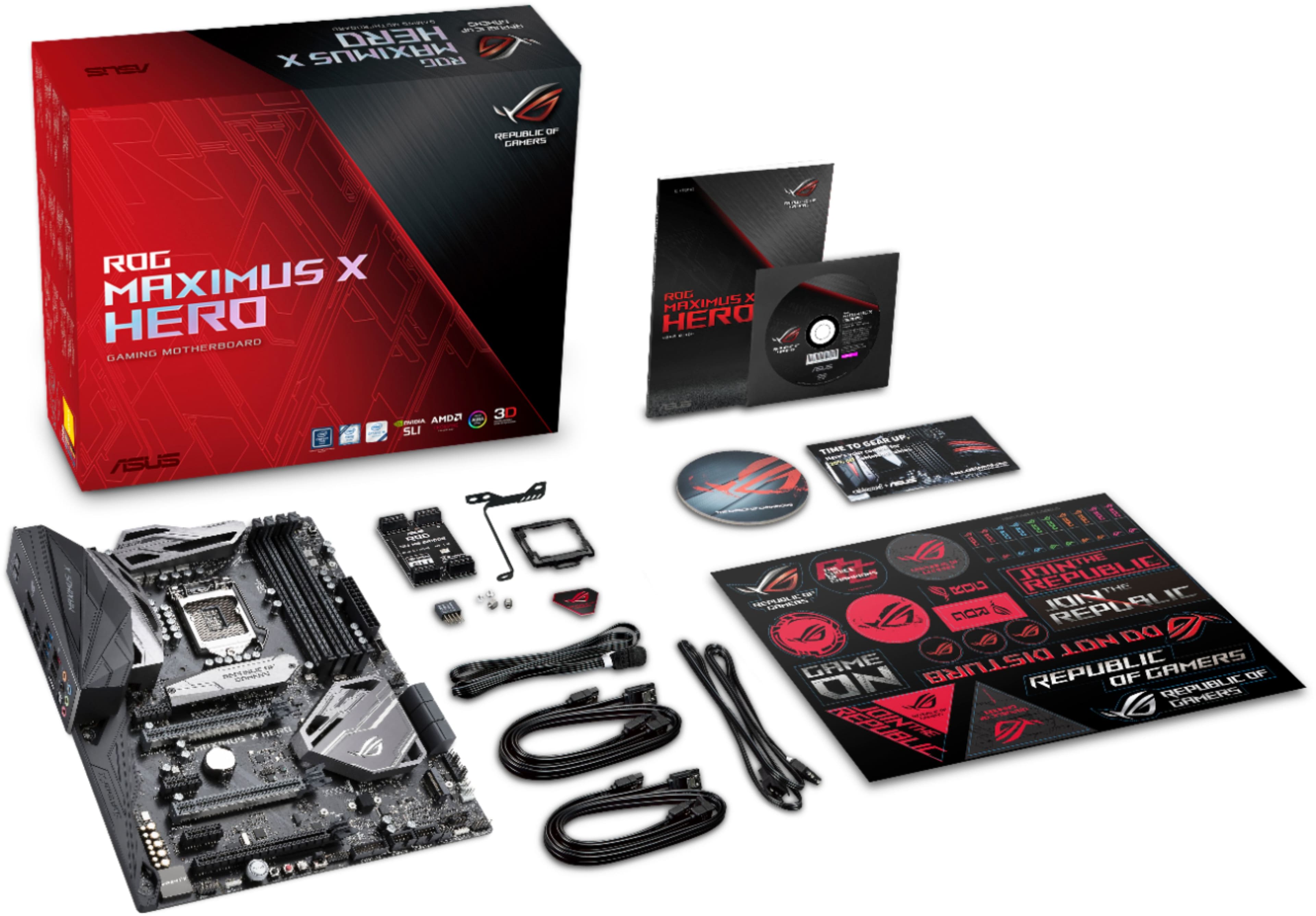 Best Buy Asus Rog Maximus X Hero Socket Lga Usb Gen Intel