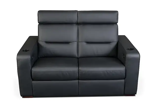 Front. Salamander Designs - Salamander Designs AV Basics Loveseat - Black.