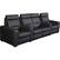 Angle. Salamander Designs - AV Basics TC3 Straight 4-Seat Power Recline Home Theater Seating with Middle Loveseat - Black.