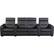 Front. Salamander Designs - AV Basics TC3 Straight 4-Seat Power Recline Home Theater Seating with Middle Loveseat - Black.