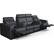 Alt View 12. Salamander Designs - AV Basics TC3 Straight 4-Seat Power Recline Home Theater Seating with Middle Loveseat - Black.