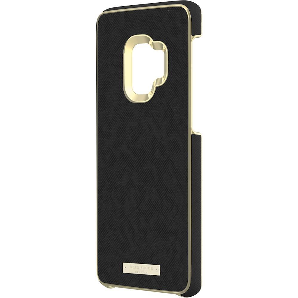 Alt View 11. kate spade new york - Wrap Case for Samsung Galaxy S9 - Saffiano Black / Gold Logo Plate.