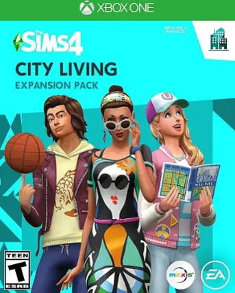 Front. Electronic Arts - The Sims 4 City Living. - T (Teen 13+)