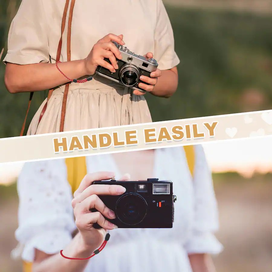 Camera String Strap Unique Bargains Camera Wrist Strap, 3pcs Adjustable Nylon Wristlet ...