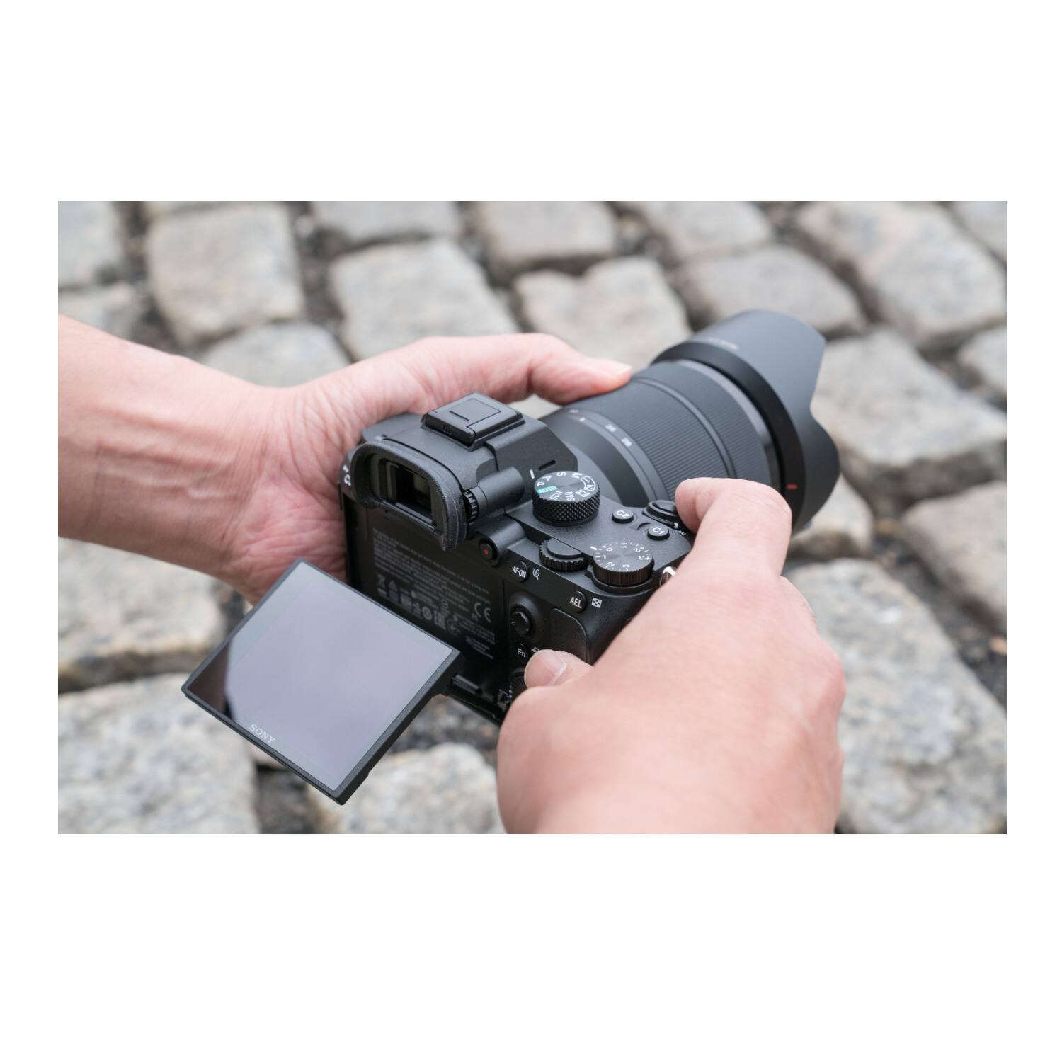 The text on the image reads "SELF TIMER - AEL - SONY."