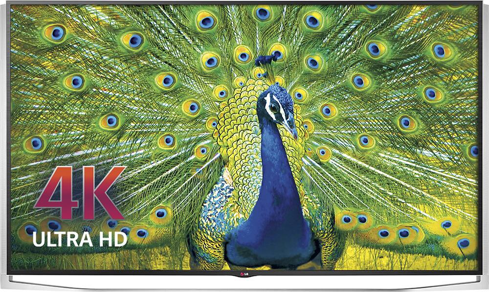 Front. LG - 65" Class (64-1/2" Diag.) - LED - 2160p - Smart - 3D - 4K Ultra HD TV.