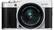 Front. Fujifilm - X Series X-A5 Mirrorless Camera with 15-45mm Lens - Silver.