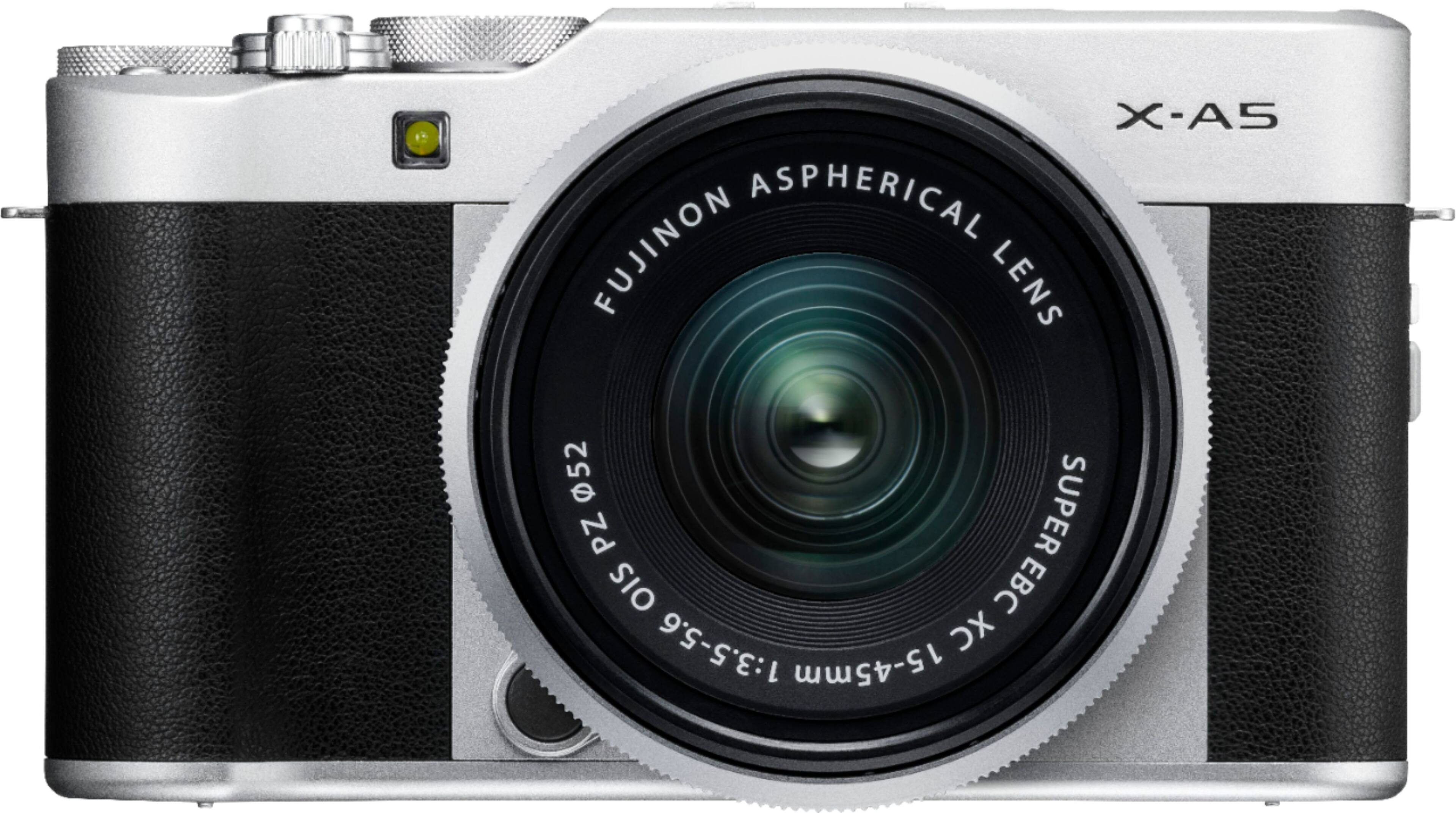 Fujifilm X Series X A5 Mirrorless Camera with 15 45mm Lens Silver