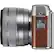 Alt View 1. Fujifilm - X Series X-A5 Mirrorless Camera with 15-45mm Lens - Brown.