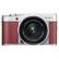 Front. Fujifilm - X Series X-A5 Mirrorless Camera with 15-45mm Lens - Pink.