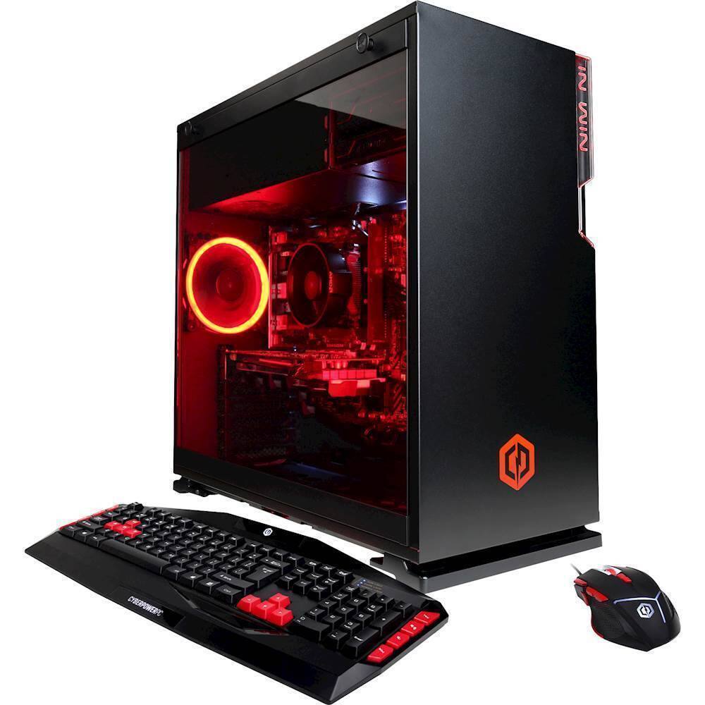 Best Buy: CyberPowerPC Desktop AMD Ryzen 5-Series 16GB Memory NVIDIA ...