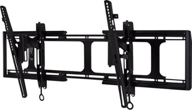 SANUS Elite - Advanced Tilt TV Wall Mount For Most 46" - 95" TVs - Extends 5.9" for Easy Cable Access and Max Tilt - Black - Front_Zoom