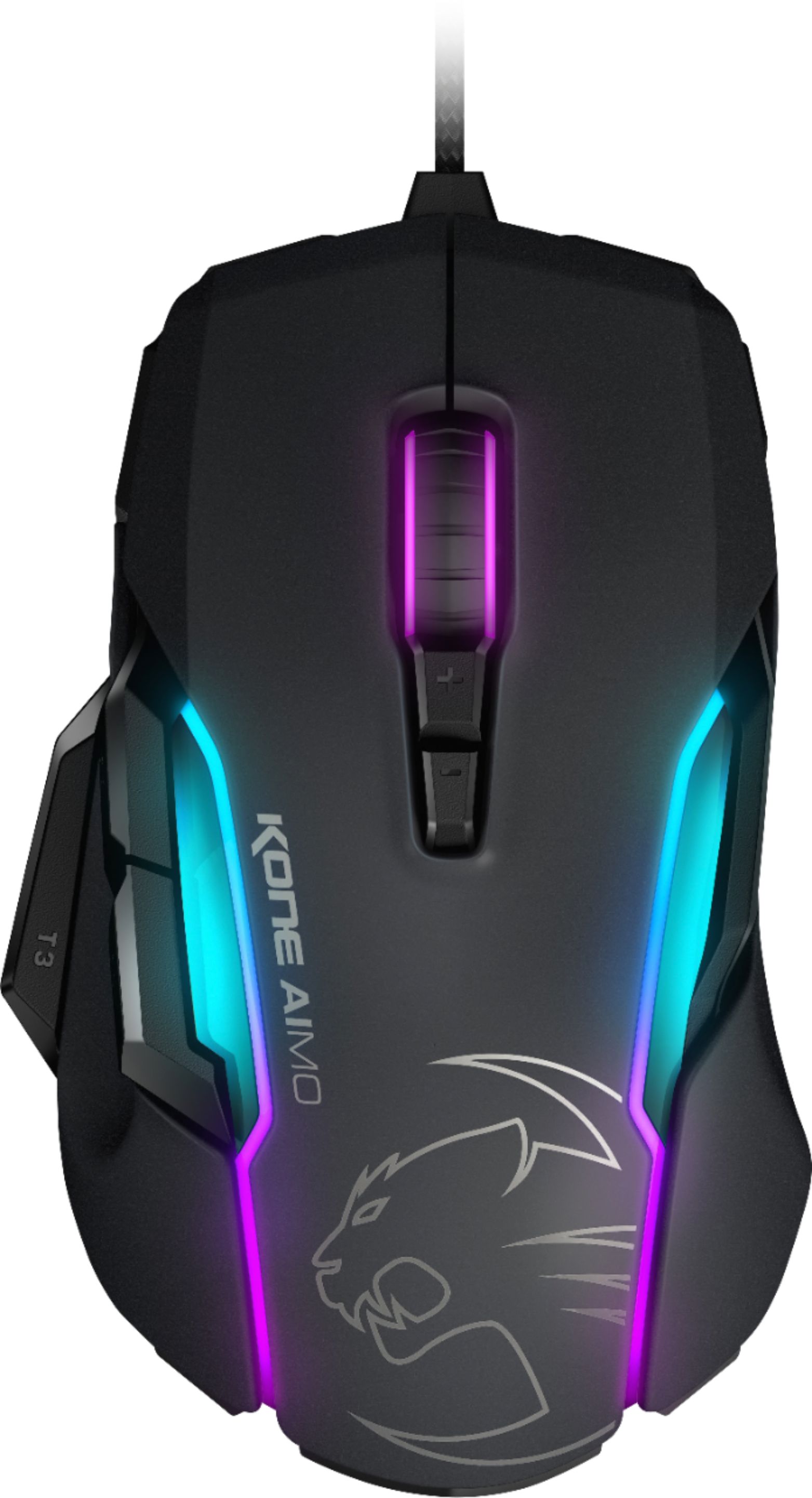 Roccat Kone Aimo Wired Optical Gaming Mouse Black Roc 11 815 Bk Best Buy