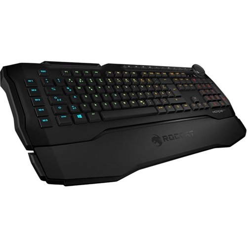Zoom In On Alt View Zoom 12. Roccat - Horde Aimo Wired Membrane Keyboard With Rgb Back Lighting - Black.