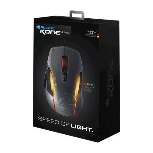 Best Buy Roccat Kone Aimo Usb Optical Gaming Mouse Gray Roc 11 815 Gy