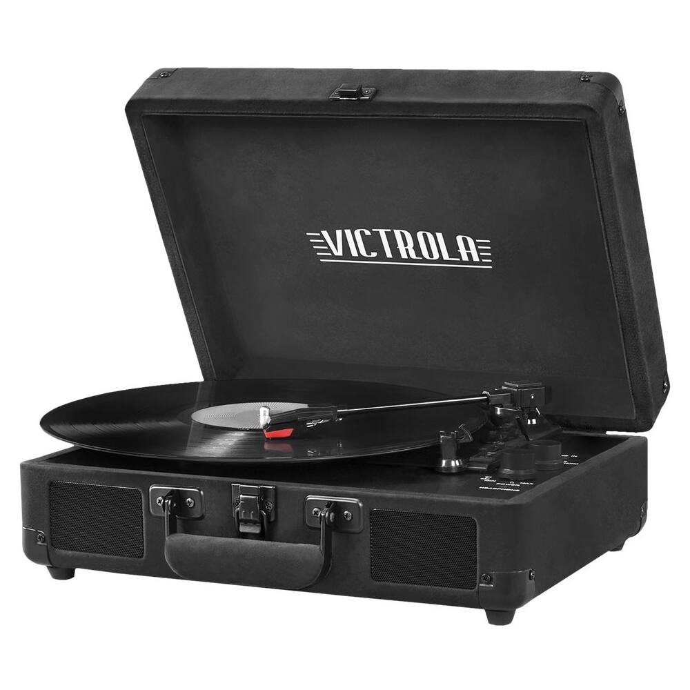 Alt View 11. Victrola - Bluetooth Stereo Turntable - Velvet Black.