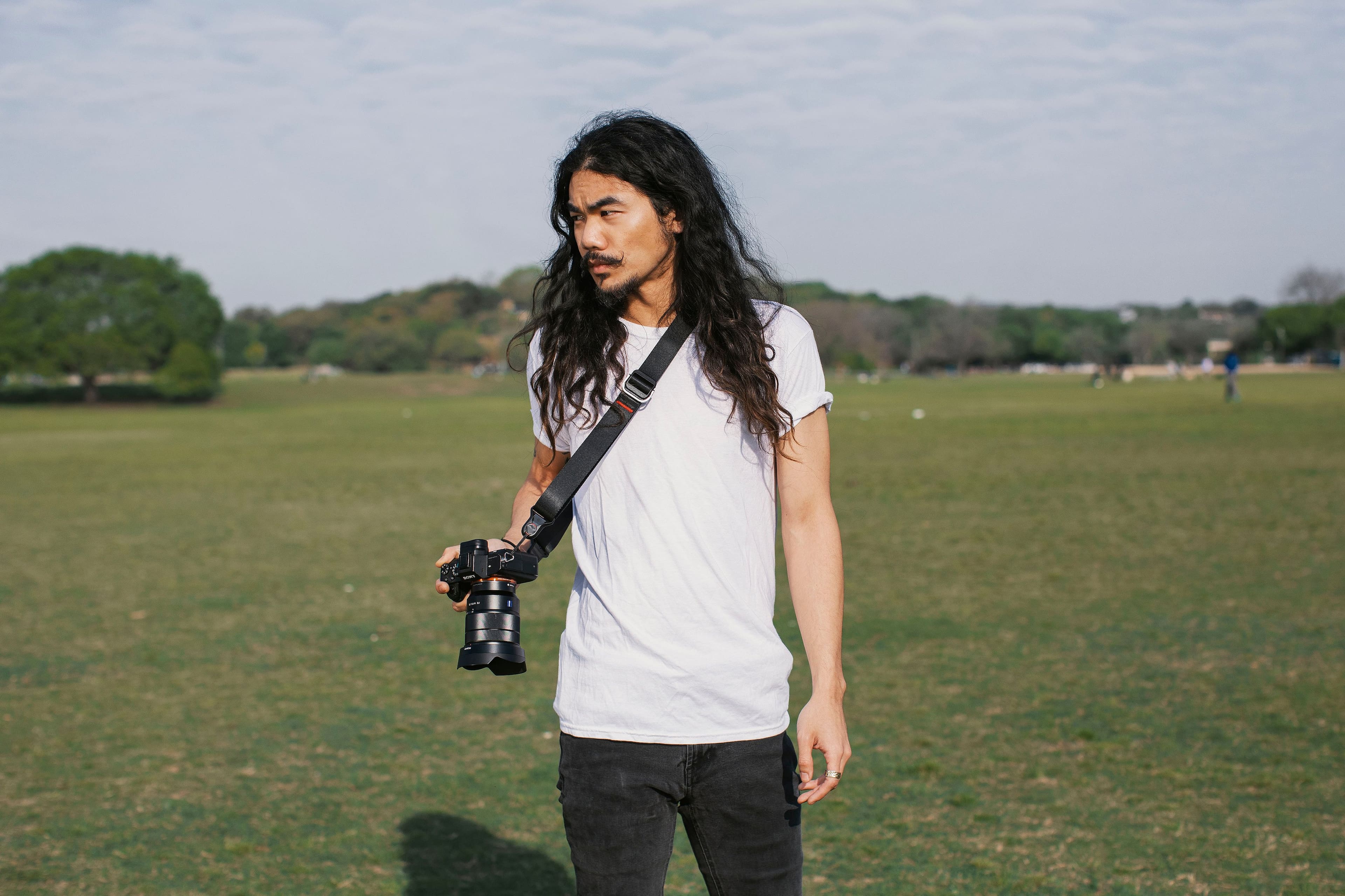 Alt View 22. Peak Design - Slide Lite Camera Strap - Black.