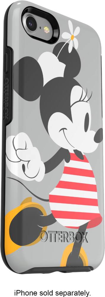 symmetry series disney classics case for apple iphone 7 and 8 - disney minnie stripes