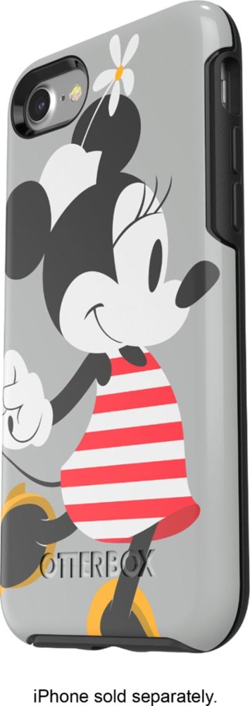 symmetry series disney classics case for apple iphone 7 and 8 - disney minnie stripes