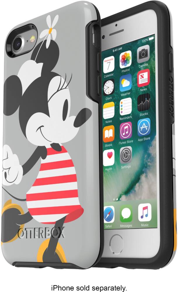 symmetry series disney classics case for apple iphone 7 and 8 - disney minnie stripes symmetry series disney classics case for apple iphone 7 and 8 - disney minnie stripes
