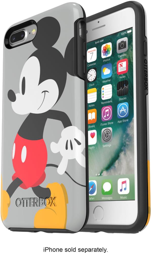 symmetry series disney classics case for apple iphone 7 plus and 8 plus - disney mickey stride