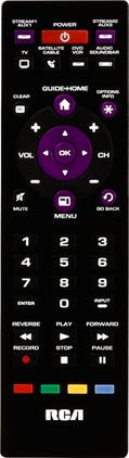 RCA - 6-Device Universal Remote - Black