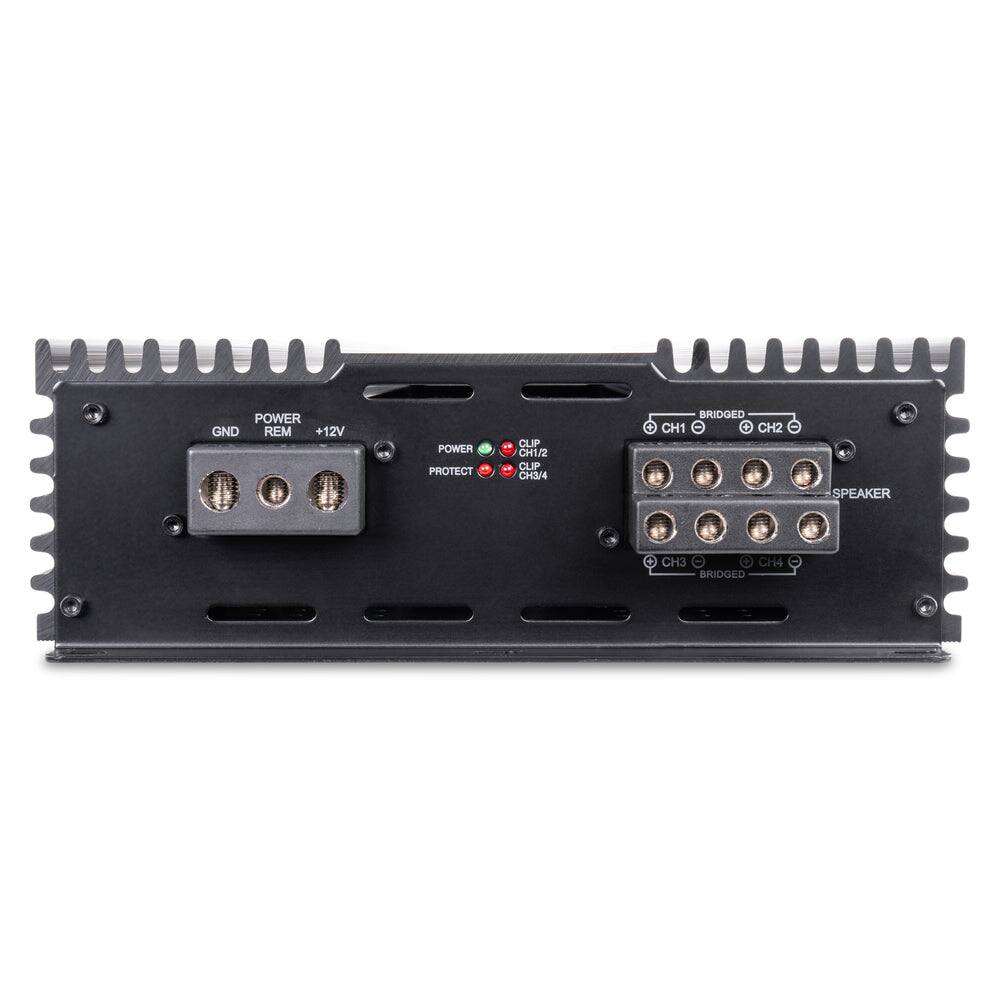 POWER GND REM +12V POWER PROTECT OUP P CH1 /2 CUIP CH3/4 BRIDGED CH1 + CH2 SPEAKER CH3 CH4 BRIDGED