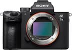 Front. Sony - Alpha a7 III Mirrorless 4K Video Camera (Body Only) - Black.