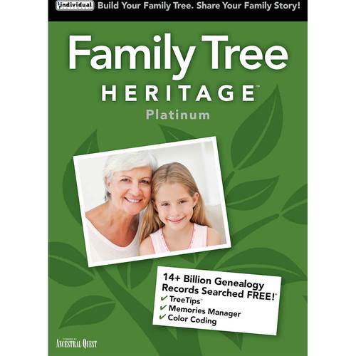 Individual Software - Family Tree Heritage Platinum 15 - Windows [Digital]