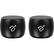 Front. Aluratek - DYNAMITE Portable Bluetooth Speaker (2-Pack) - Black.