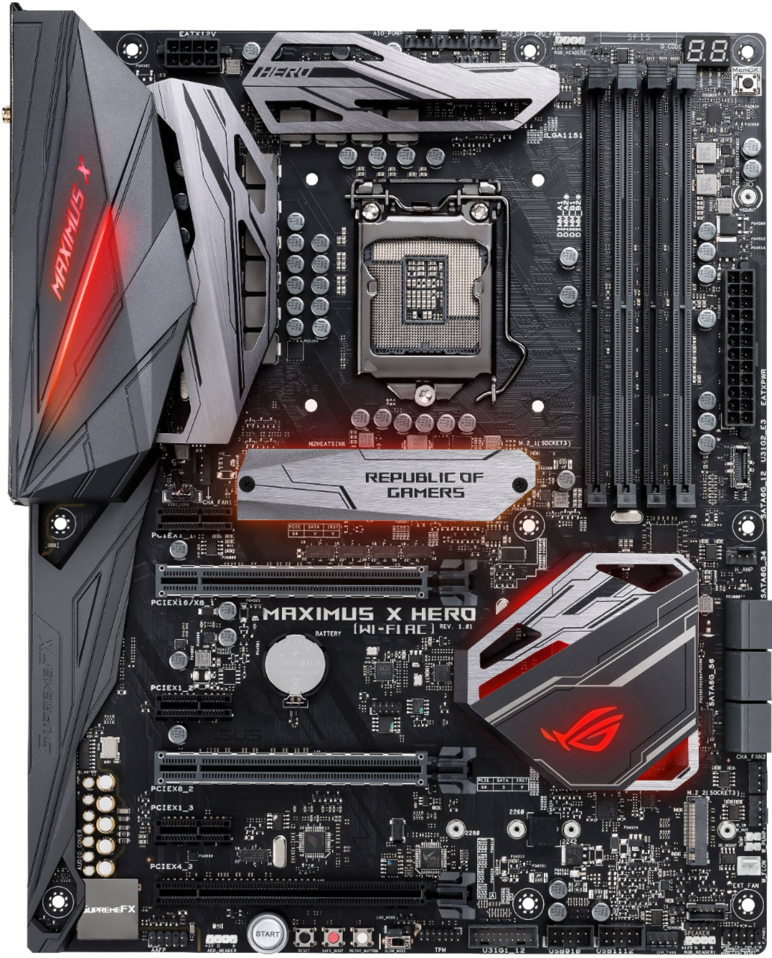 asus Z370用 ROG MAXIMUS X HERO (WI-FI AC) - PCパーツ