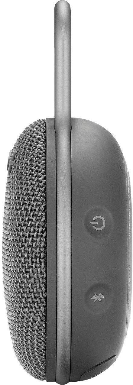 Alt View 12. JBL - Clip 3 Portable Bluetooth Speaker - Gray.