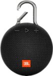 Front Zoom. JBL - Clip 3 Portable Bluetooth Speaker - Black.
