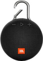 JBL - Clip 3 Portable Bluetooth Speaker - Black - Front_Zoom