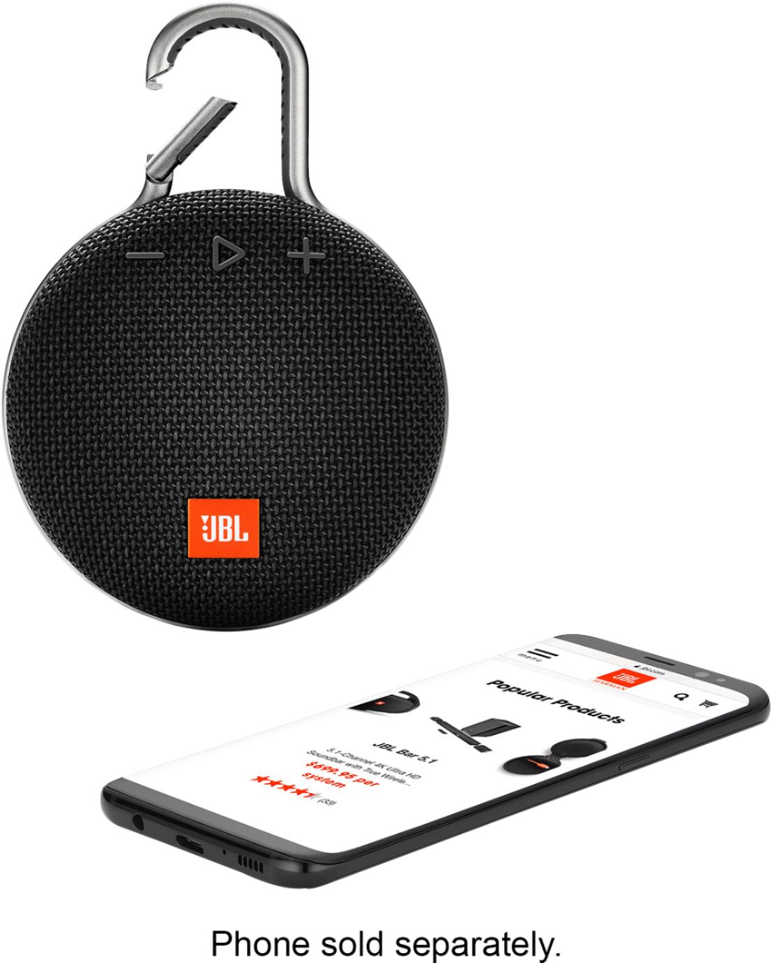 JBL Clip (Black) review: A tiny Bluetooth speaker that sounds good for its  size and travels well - CNET