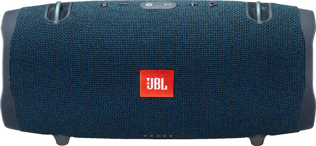 Front. JBL - Xtreme 2 Portable Bluetooth Speaker - Blue.