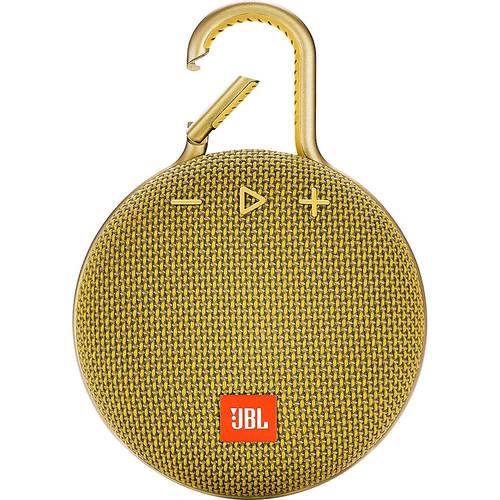 JBL - Clip 3 Portable Bluetooth Speaker - Mustard Yellow