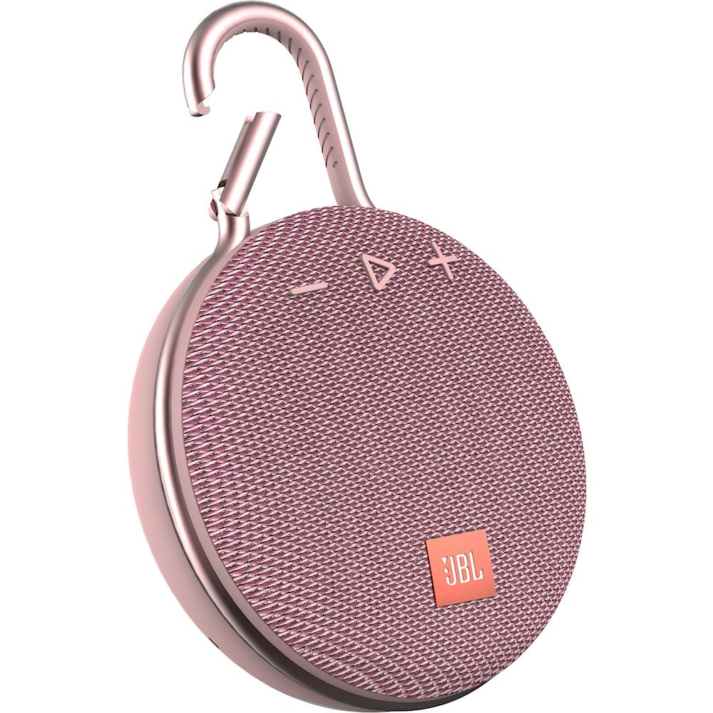 Best Buy: JBL Clip 3 Portable Bluetooth Speaker Dusty Pink JBLCLIP3PINK