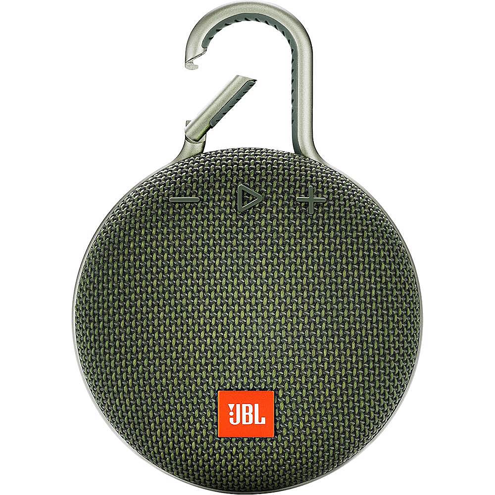 JBL - Clip 3 Portable Bluetooth Speaker - Forest Green
