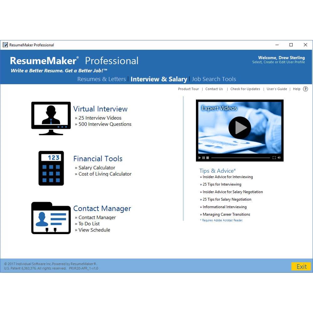 Alt View 11. Individual Software - ResumeMaker Professional Deluxe 20.