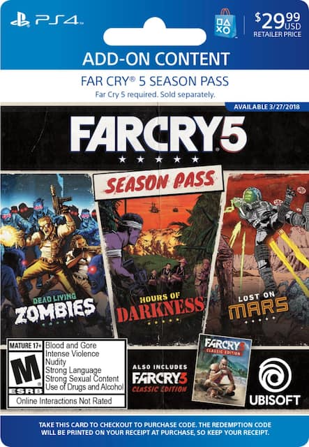 Ubisoft Far Cry 5 Season Pass Multi DIGITAL ITEM - Best Buy Ubisoft Far Cry 5 Season Pass Multi DIGITAL ITEM - Best Buy
